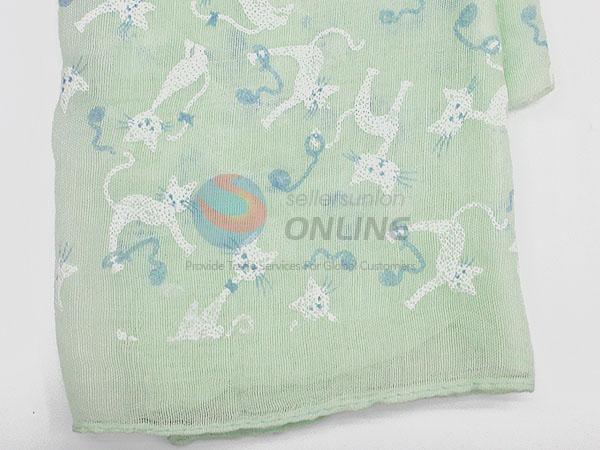 New Arrival Long Soft Ladies Slub Cotton Scarf