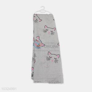 Multifuctional Long Slub Cotton Scarf for Promotion