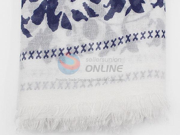 Promotional Gift Women Scarf TR Cotton Neckwear