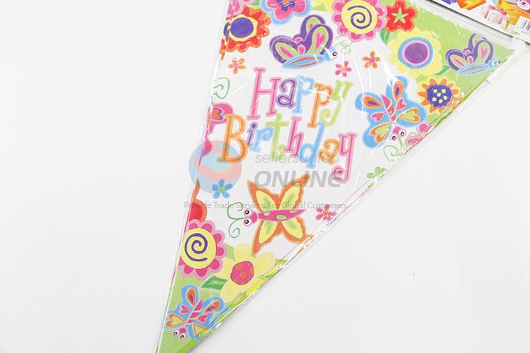 Made In China Wholesale Party Decorated Colorful Paper Pennant