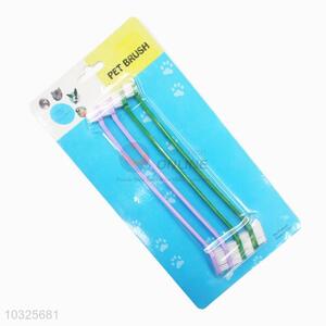 Popular design low price pet toothbrush