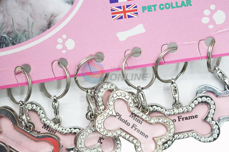 Wholesale cheap new pet accessories bone shaped charm