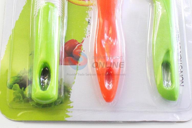 Good quality best fashionable egg whisk/fruit knife/peeler cook set