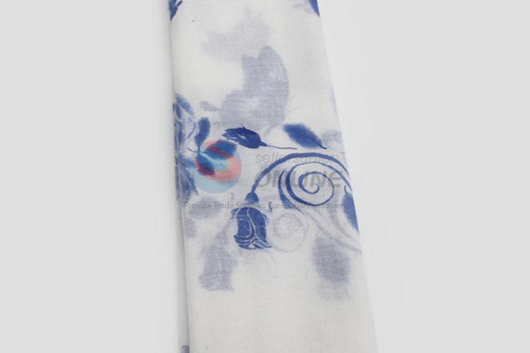 China Supply Women Fashionable Printed Silk Scarf