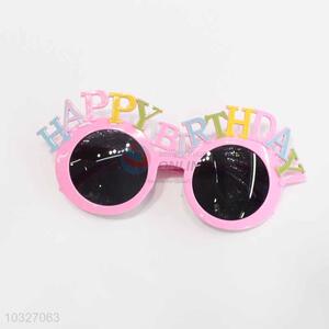 Pink Happy Birthday Fashion Party Glasses