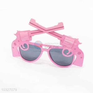 Pink Gun Fashion Party Glasses