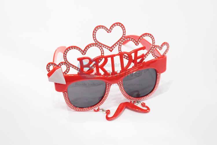 Bride Red Fashion Party Glasses