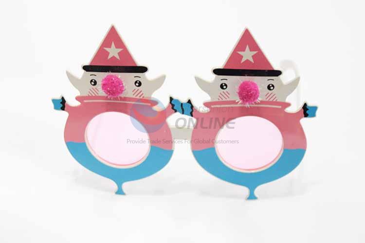 Cute Snowman Fashion Party Glasses