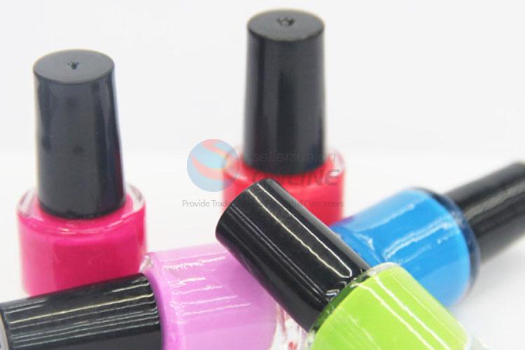 Portable Five Solid Color Art Nail Polish