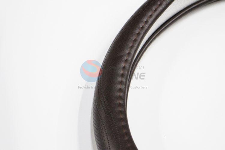 New Design Car Woven Leather Steering Wheel Cover