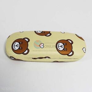 Cartoon Bear Head Pattern Glasses Box