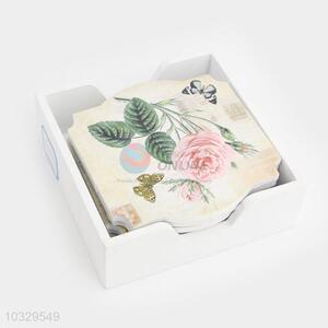 Top Selling Eco-friendly Flower Different Printing Cup Mats