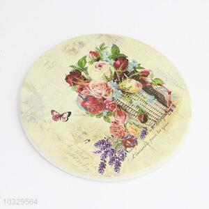 Fashion Design Eco-friendly Flower Different Printing Cup Mats