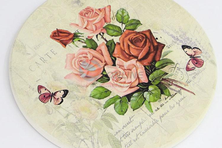 New Arrival Eco-friendly Flower Different Printing Cup Mats