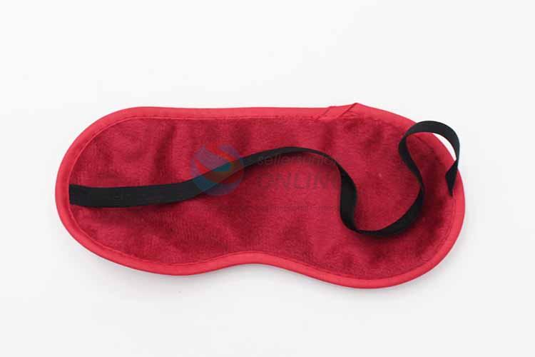 Red Strip Pattern Eyeshade or Eyemask for Airline and Hotel