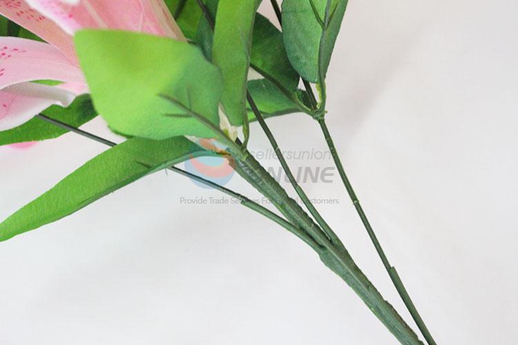 Artificial flowers wholesale fake lily rose flower for wedding decoration