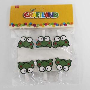 Cartoon Stationery  Photo Clip Wooden Memo Paper Clip