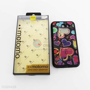 Heart design silica gel mobile phone shell,7*14cm