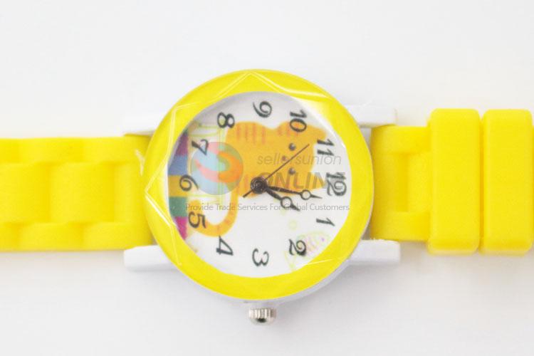 Cute Design Womens Watch with Silicone Strap