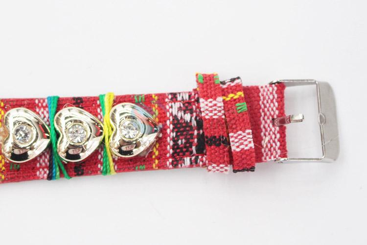 Top Quality Low Price Weave Strap Women Watch