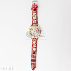 Top Quality Low Price Weave Strap Women Watch