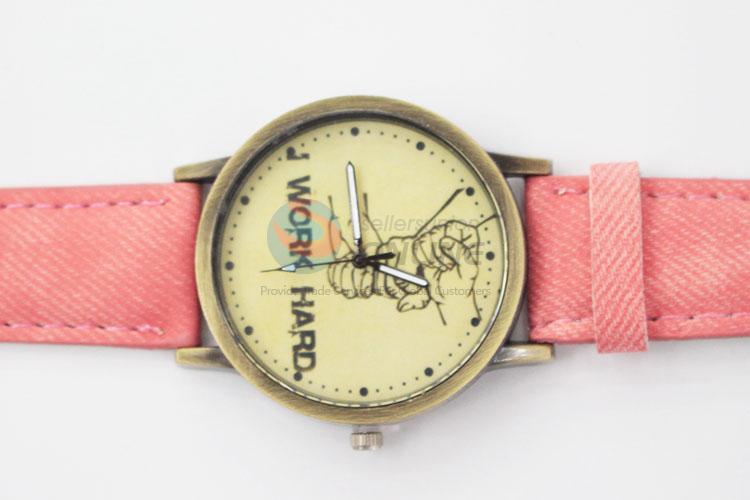 Best Selling Lether Strap Wrist Watch For Women