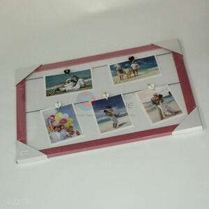 Popular design low price plastic photo frame