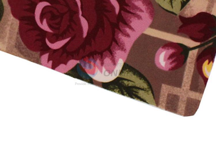 Fashion Style Flower Printed Door Mat