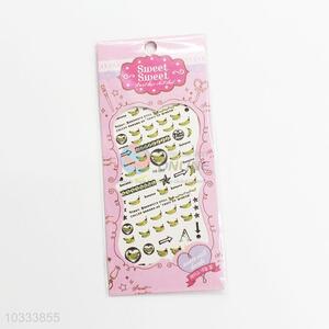 High sales banana nail sticker