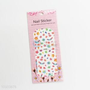 Cheap cute flowers nail sticker