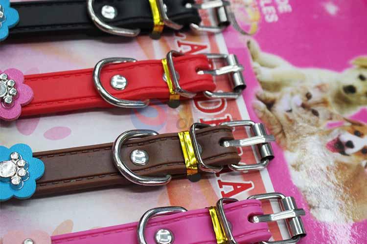 Flower Pattern Pet Collar for Dogs