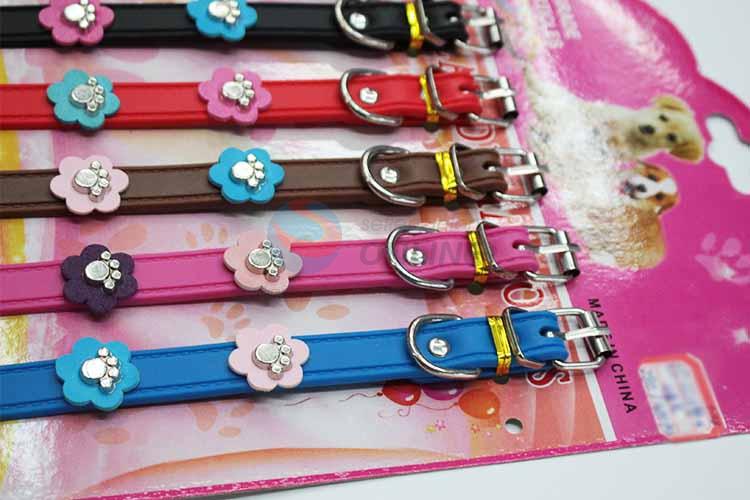 Flower Pattern Pet Collar for Dogs