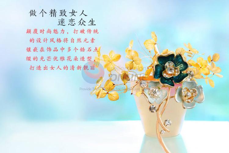 Bottom price good quality plum blossom brooch