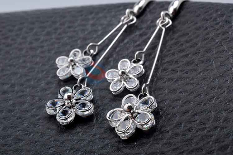 China manufacturer low price zircon earrings