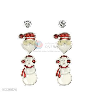 Recent design popular snowman earrings set