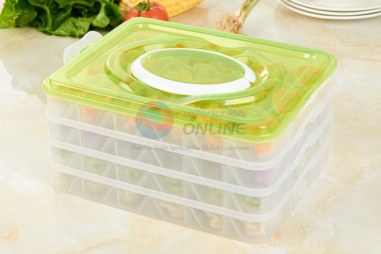 Creative Design Four Layers Dumplings Storage Box