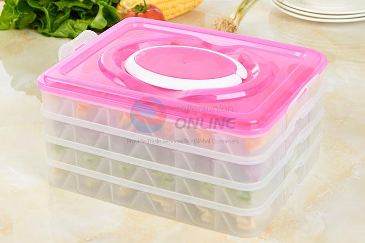 Creative Design Four Layers Dumplings Storage Box