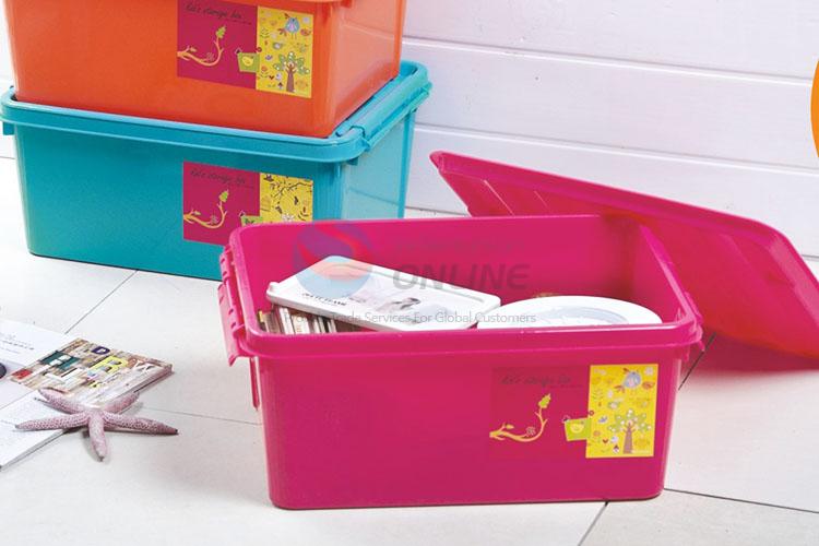 High Quality 15L High Capacity Stripe Storage Box