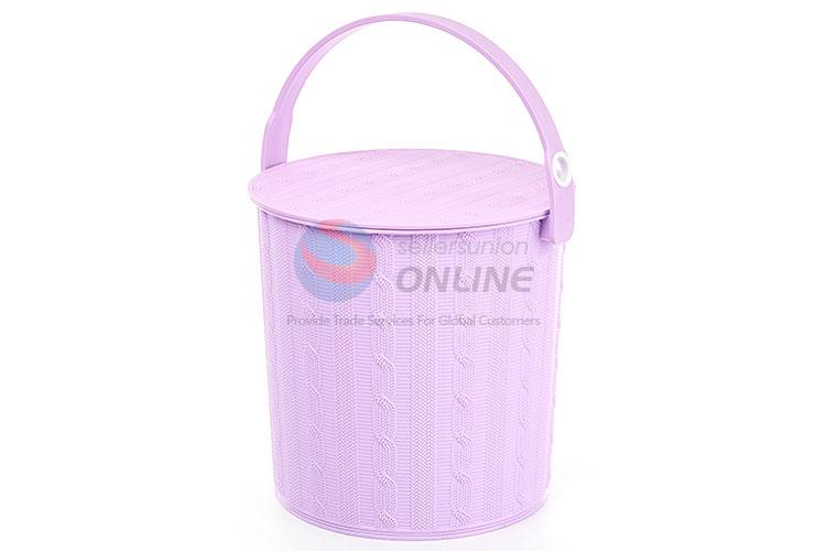 Household Multipurpose Weave Bucket Colorful Storage Bucket