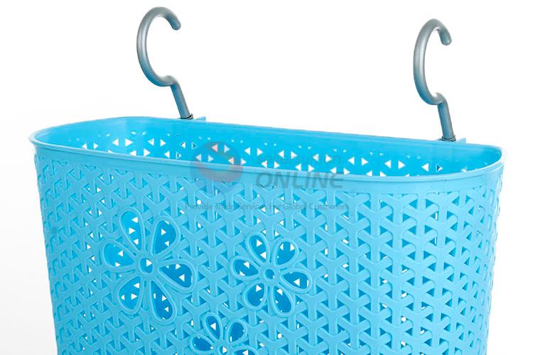 Cute Design Plastic Storage Basket With Hanger