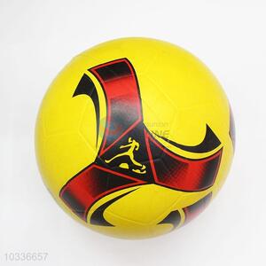 High Quality Printed PVC Split Leather Traning Soccer