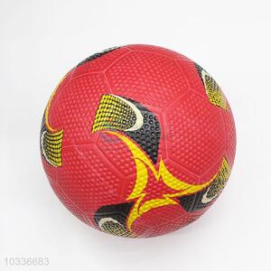 Red Color High Quality PU Leather Traning Soccer