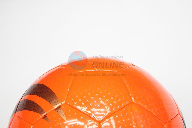 Orange Color Star Pattern PVC Traning Soccer