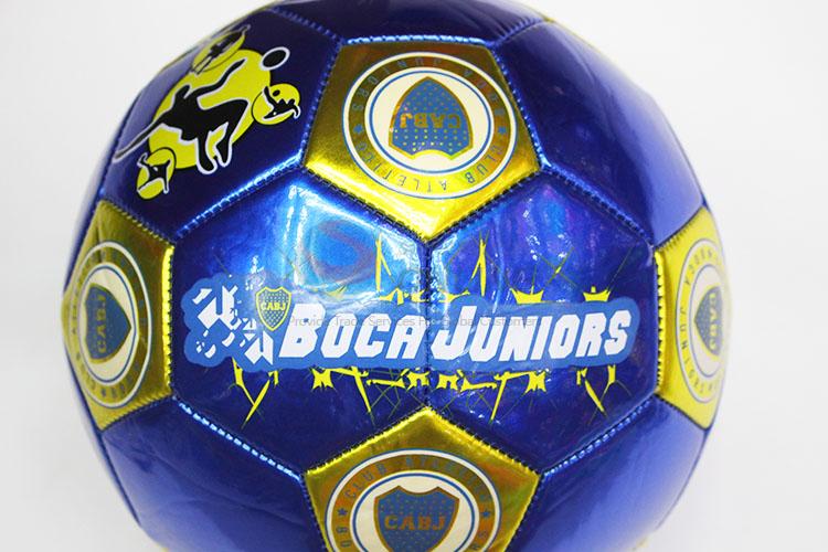 Royal Blue High Quality PU Leather Football Soccer