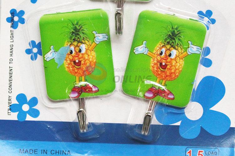 Wholesale Fruit Pattern Sticky Hook Plastic Hanger