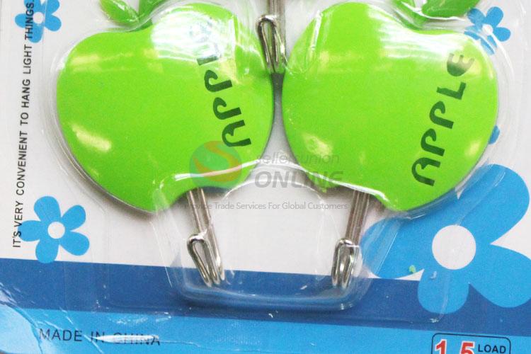 High Quality Green Apple Shape Magic Sticky Hook