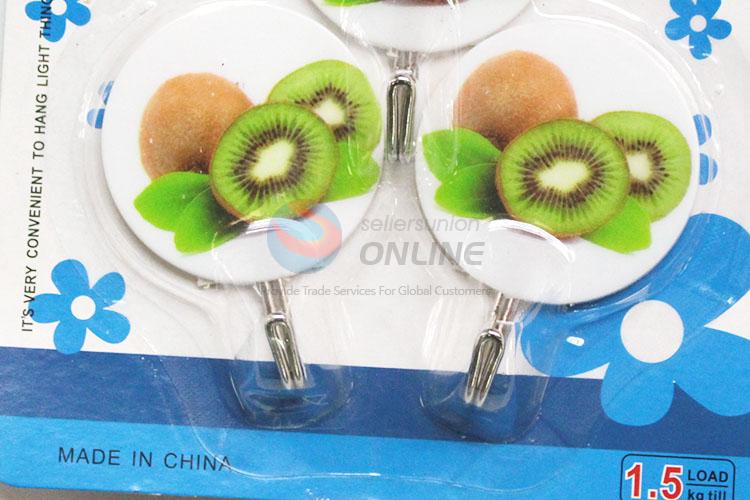 Custom Kiwi Fruit Pattern Colorful Megic Adhesive Sticky Hook