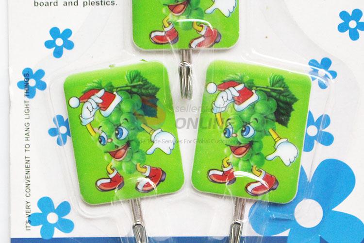 Cute Design Plastic Hanger Powerful Sticky Wall Hook