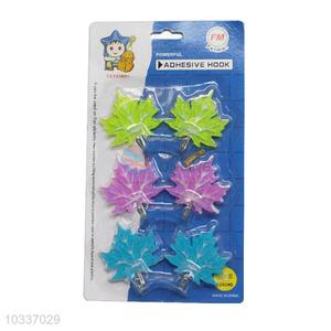 Cute Design Maple Leaf Shape Sticky Hook