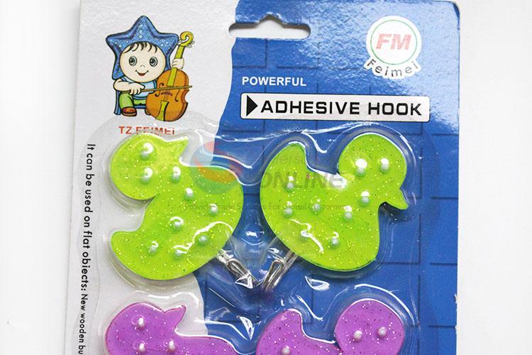 Wholesale Duck Shape Plastic Adhesive Sticky Hook